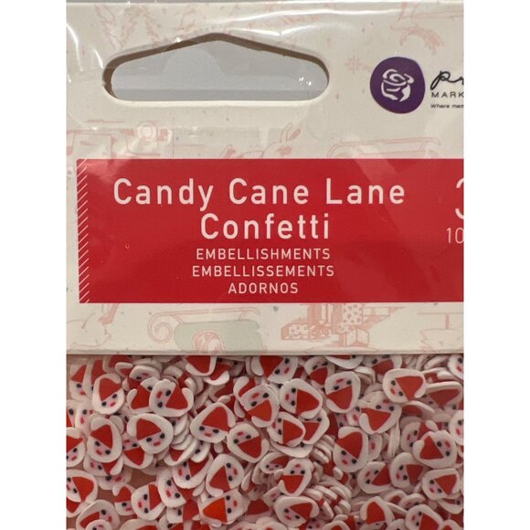 Candy Cane Lane Christmas Confetti Embellishments 3-Pack Table Scatter Decor - Picture 2 of 4
